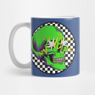 Electric Eyes Skull Mug